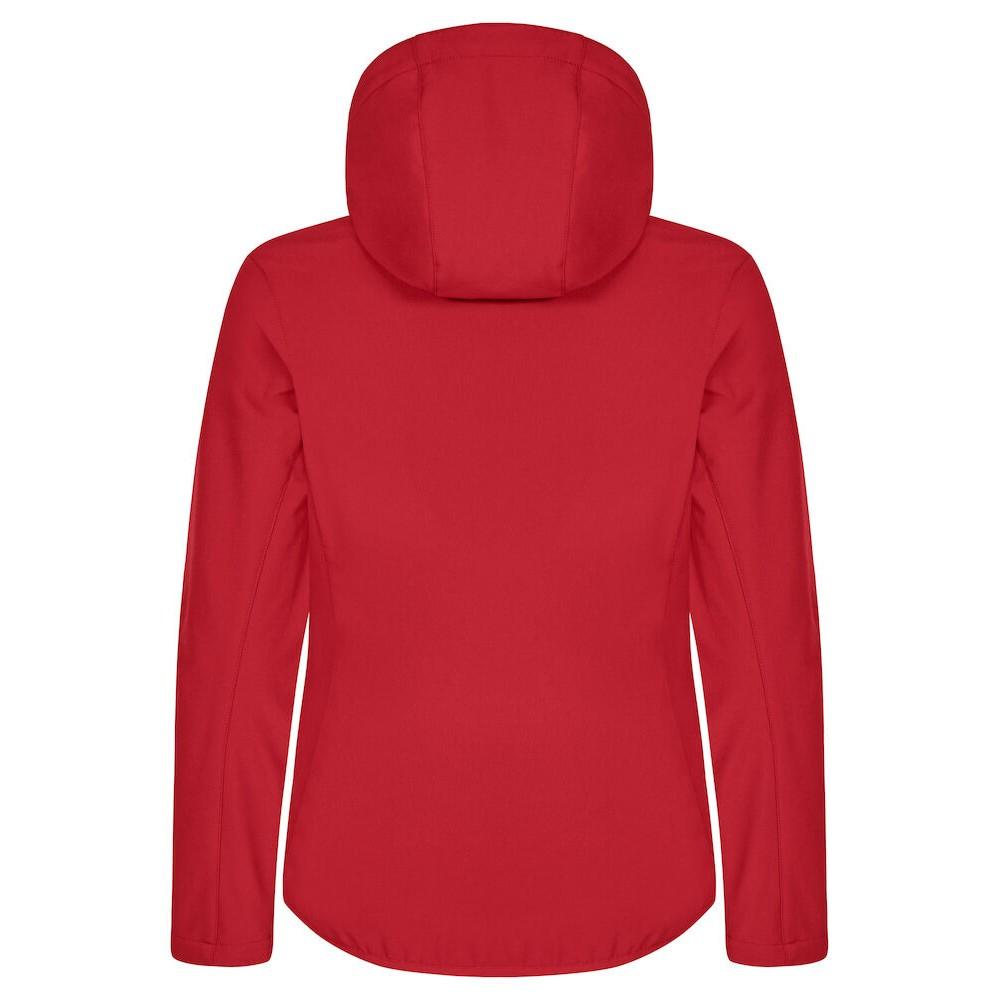 Red - Back - Clique Womens-Ladies Classic Soft Shell Jacket