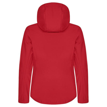 Red - Back - Clique Womens-Ladies Classic Soft Shell Jacket