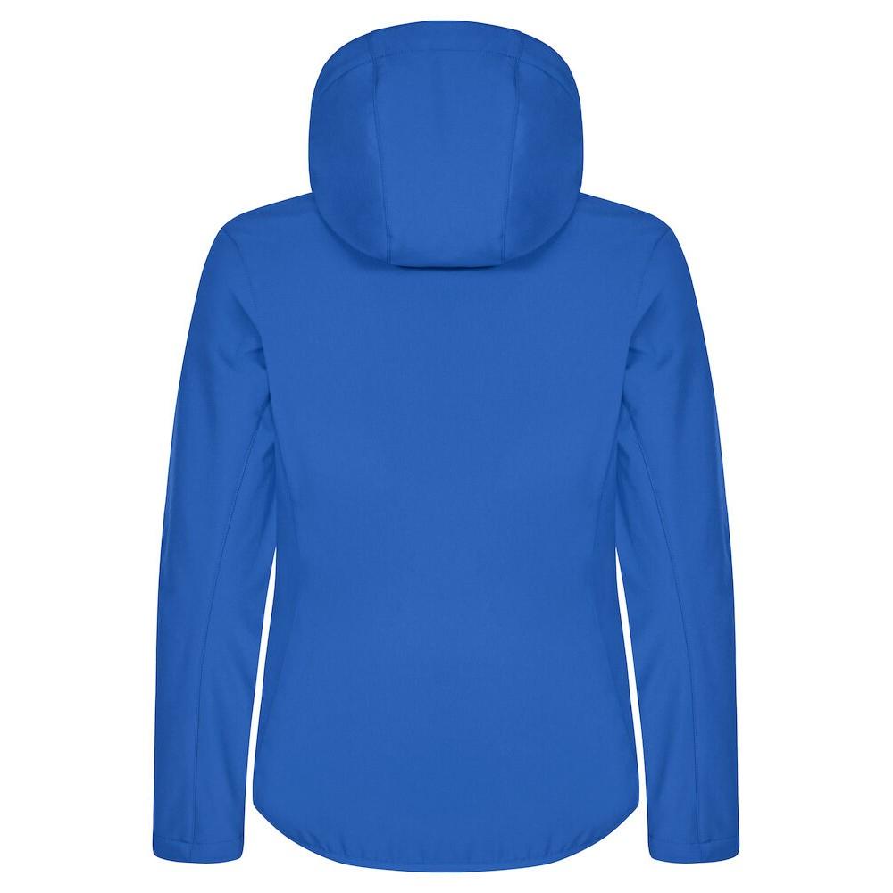 Royal Blue - Back - Clique Womens-Ladies Classic Soft Shell Jacket
