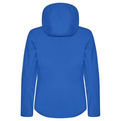Royal Blue - Back - Clique Womens-Ladies Classic Soft Shell Jacket