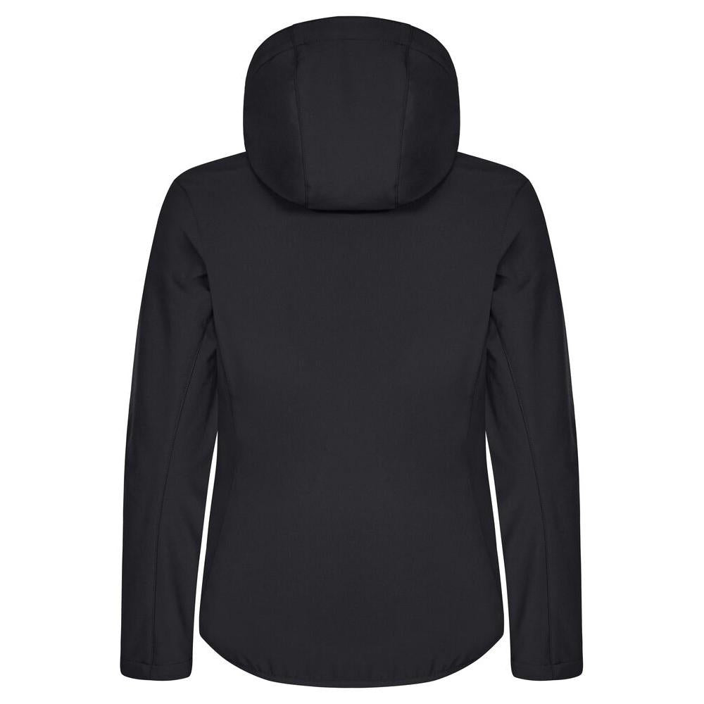 Black - Back - Clique Womens-Ladies Classic Soft Shell Jacket