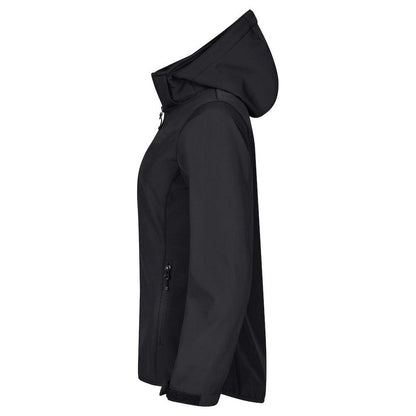 Black - Lifestyle - Clique Womens-Ladies Classic Soft Shell Jacket