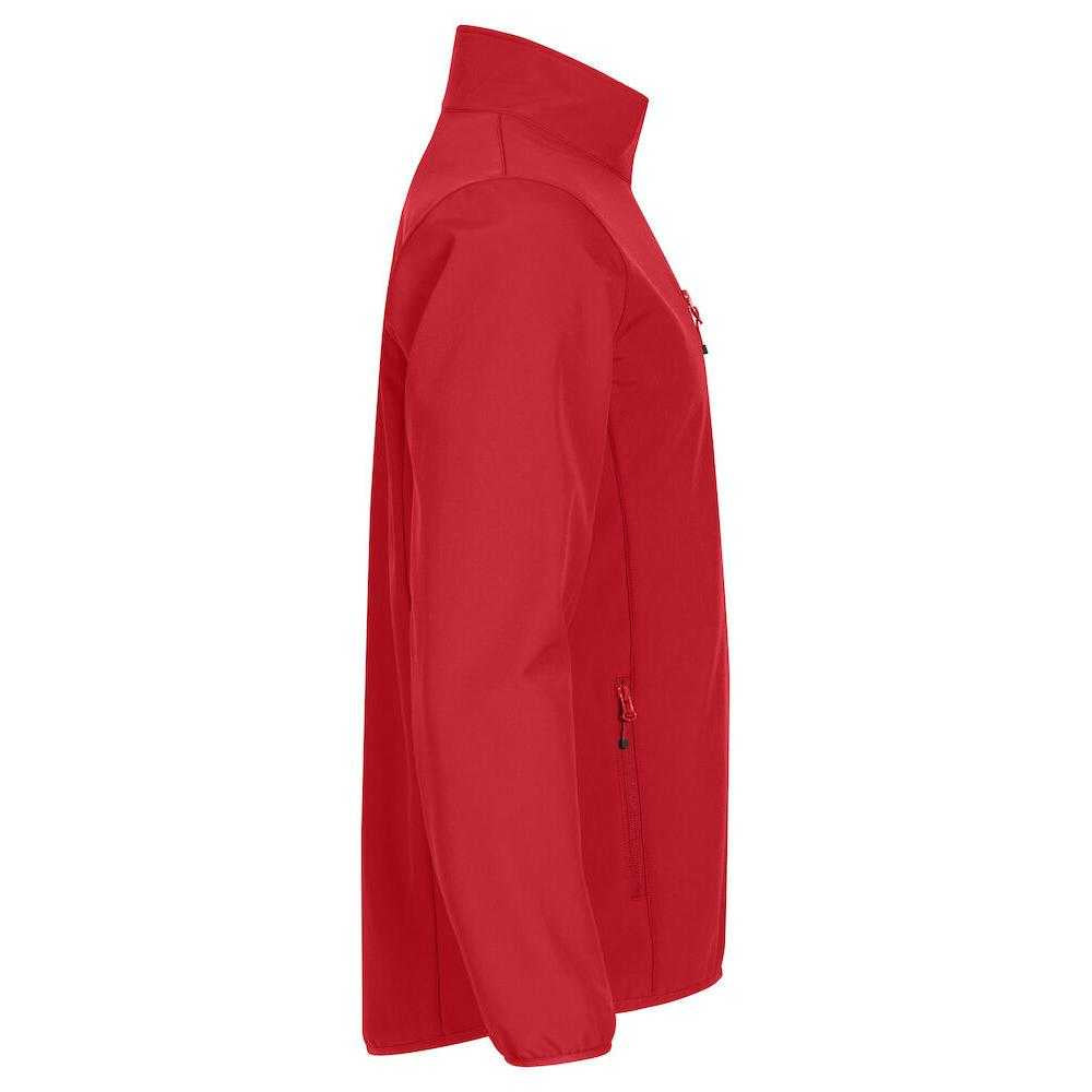 Red - Side - Clique Mens Classic Soft Shell Jacket