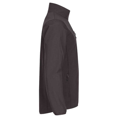 Dark Grey - Side - Clique Mens Classic Soft Shell Jacket