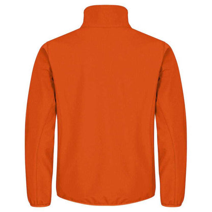 Blood Orange - Back - Clique Mens Classic Soft Shell Jacket