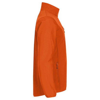 Blood Orange - Side - Clique Mens Classic Soft Shell Jacket