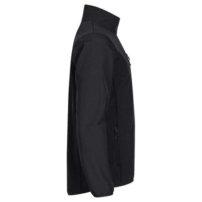 Black - Side - Clique Mens Classic Soft Shell Jacket