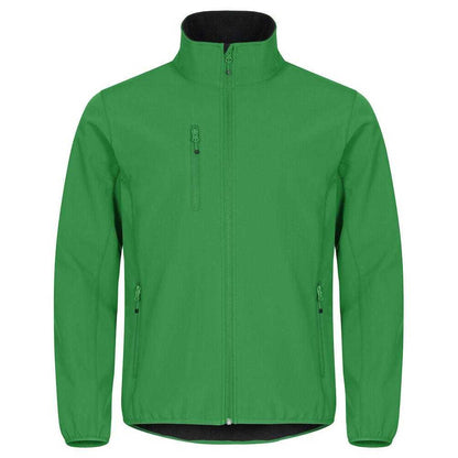 Apple Green - Front - Clique Mens Classic Soft Shell Jacket