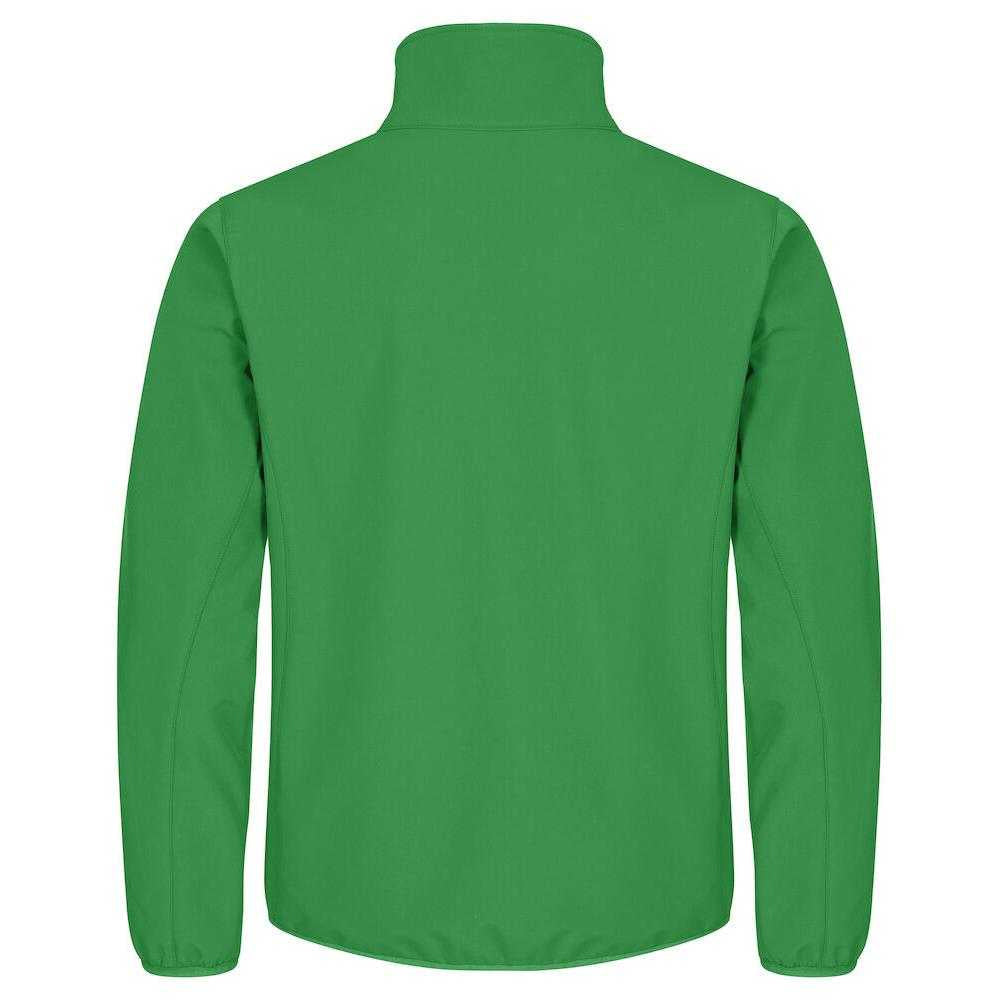 Apple Green - Back - Clique Mens Classic Soft Shell Jacket