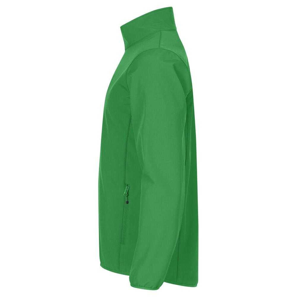 Black - Close up - Clique Mens Classic Soft Shell Jacket