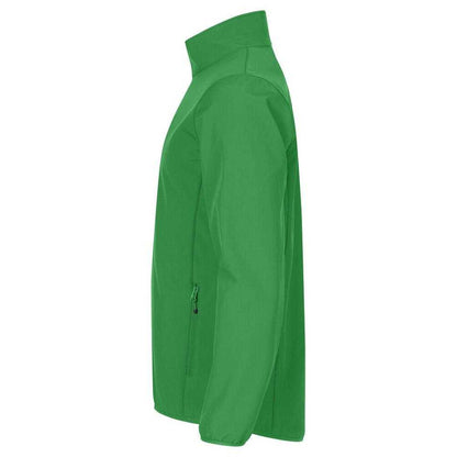 Black - Close up - Clique Mens Classic Soft Shell Jacket