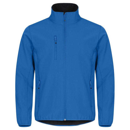 Royal Blue - Back - Clique Mens Classic Soft Shell Jacket