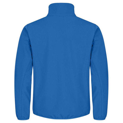 Royal Blue - Side - Clique Mens Classic Soft Shell Jacket