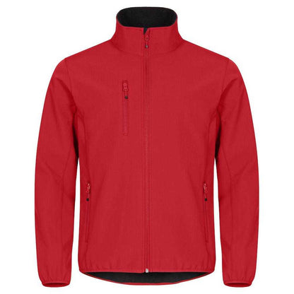 Red - Front - Clique Mens Classic Soft Shell Jacket