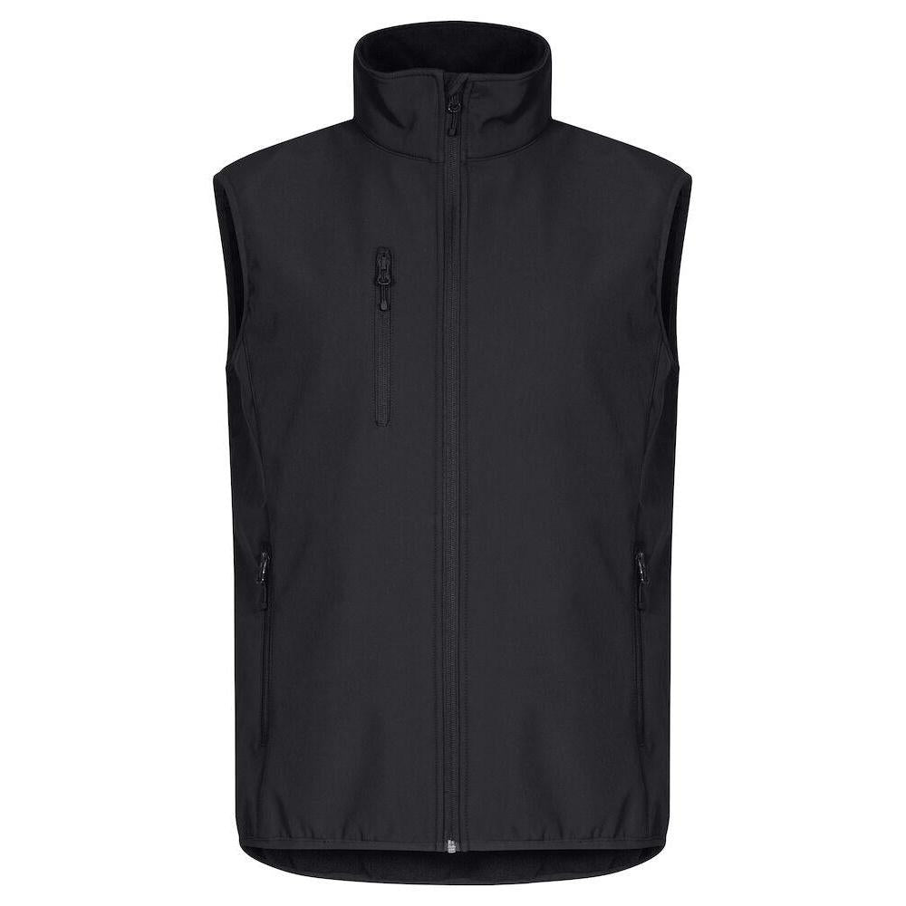 Black - Front - Clique Mens Classic Soft Shell Jacket