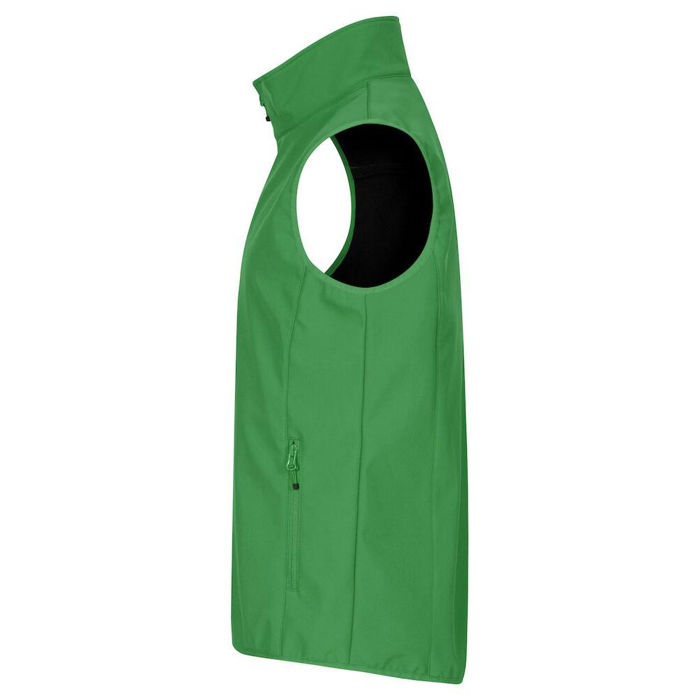 Apple Green - Side - Clique Mens Classic Soft Shell Jacket