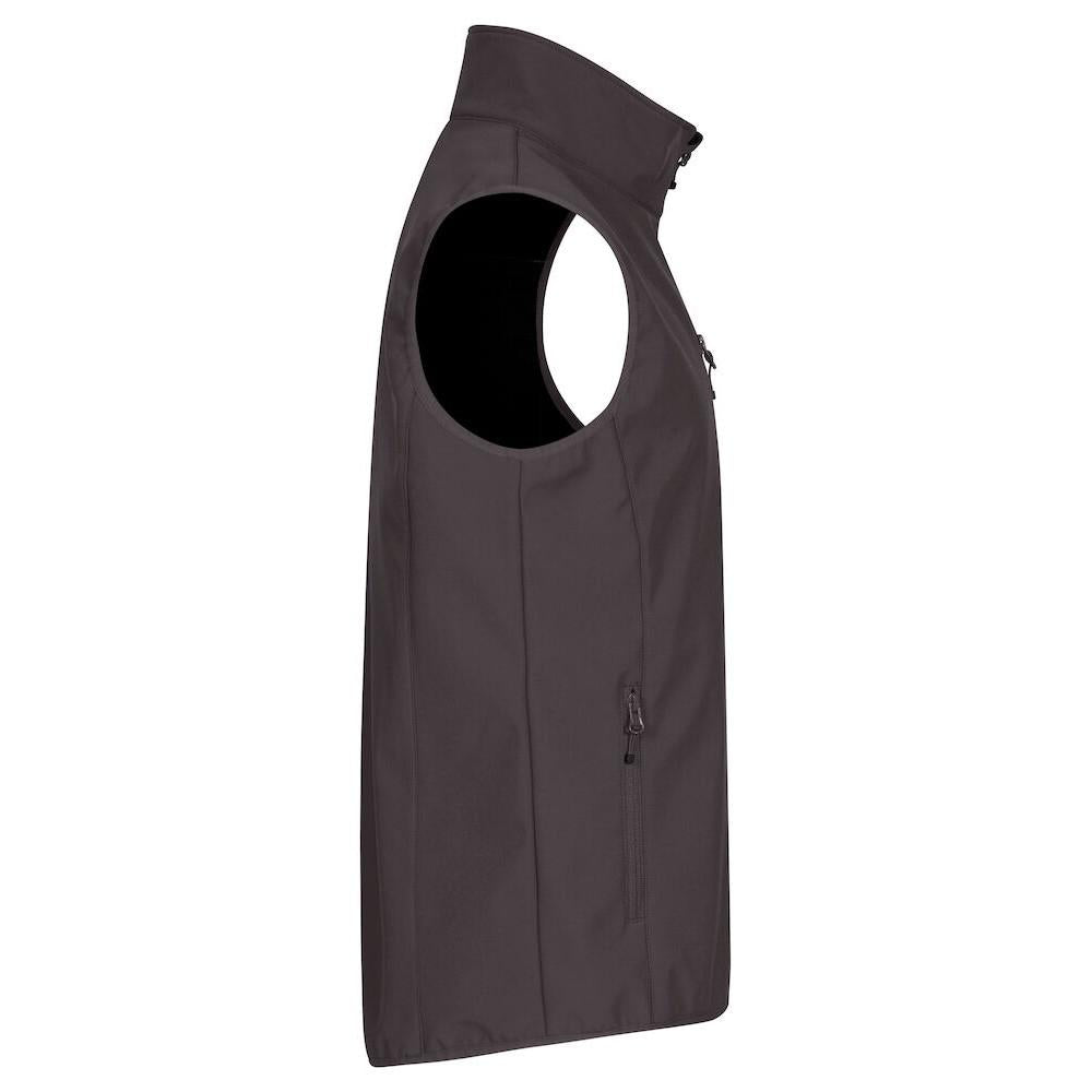 Dark Grey - Back - Clique Mens Classic Soft Shell Jacket