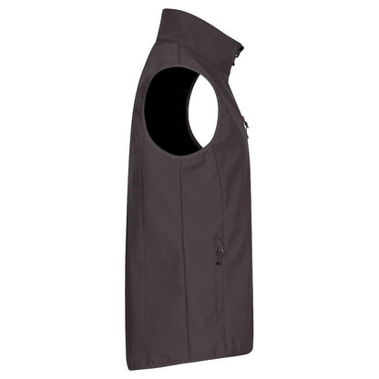 Dark Grey - Back - Clique Mens Classic Soft Shell Jacket