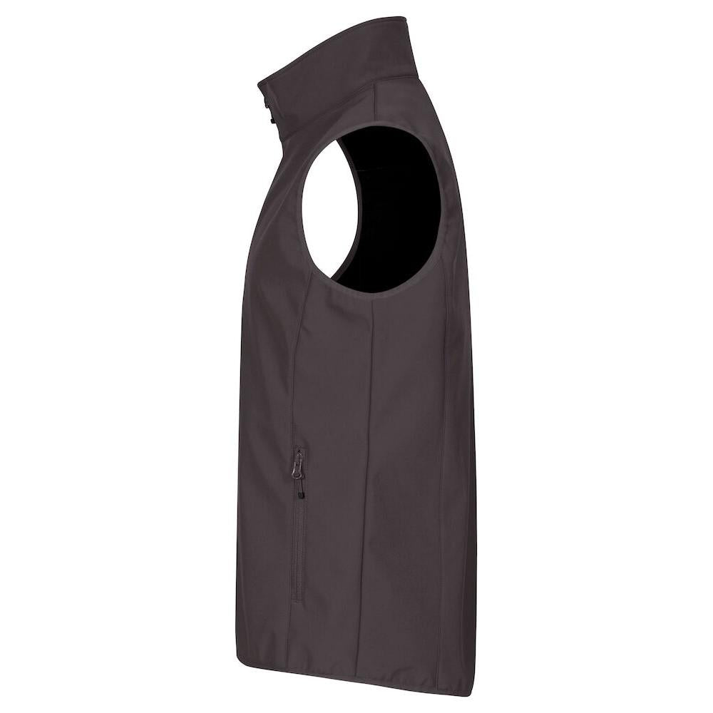 Dark Grey - Side - Clique Mens Classic Soft Shell Jacket