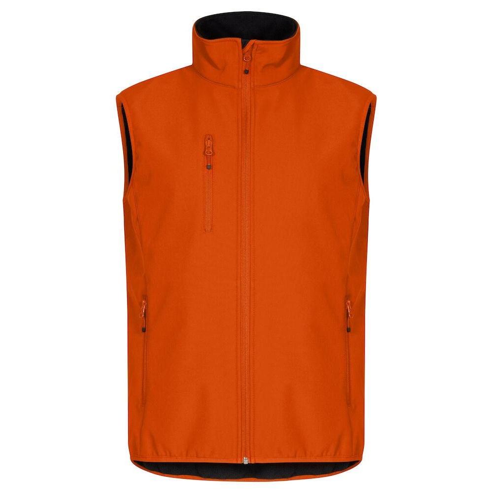 Blood Orange - Front - Clique Mens Classic Soft Shell Jacket