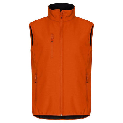 Blood Orange - Front - Clique Mens Classic Soft Shell Jacket