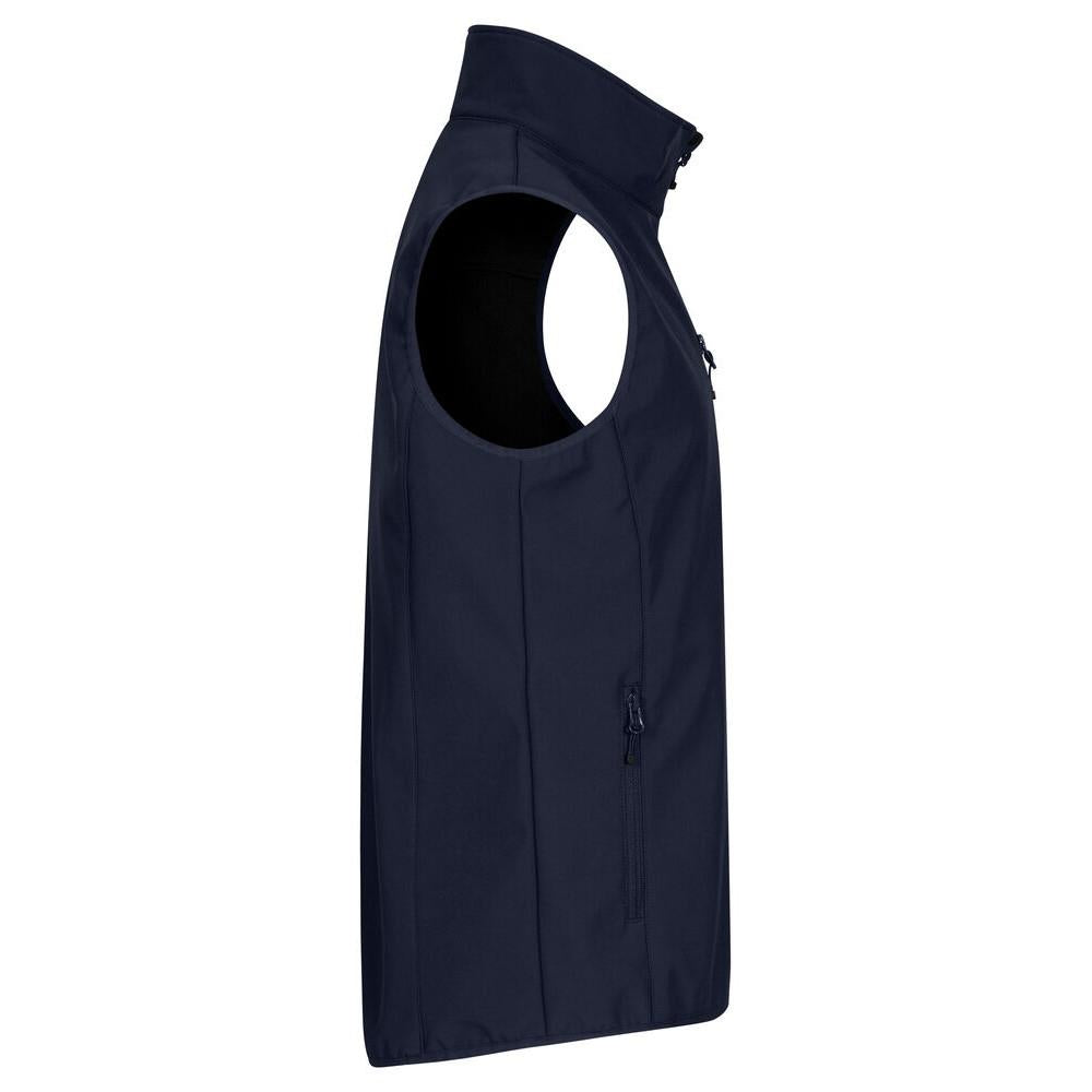 Dark Navy - Back - Clique Mens Classic Soft Shell Jacket