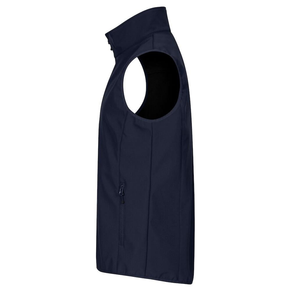 Dark Navy - Side - Clique Mens Classic Soft Shell Jacket