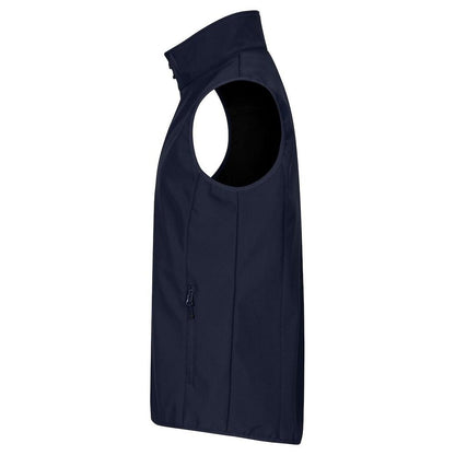 Dark Navy - Side - Clique Mens Classic Soft Shell Jacket
