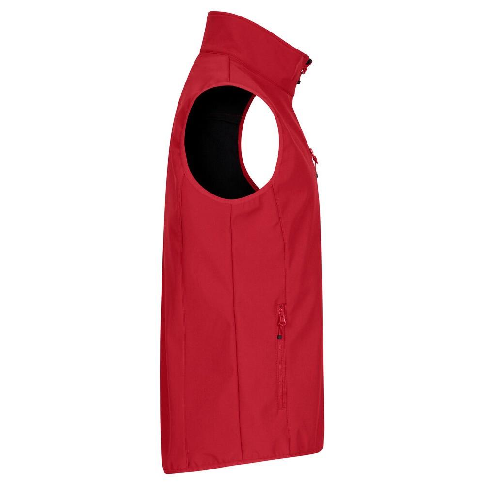 Red - Back - Clique Mens Classic Soft Shell Jacket