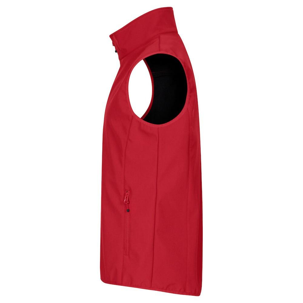 Red - Side - Clique Mens Classic Soft Shell Jacket