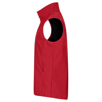 Red - Side - Clique Mens Classic Soft Shell Jacket