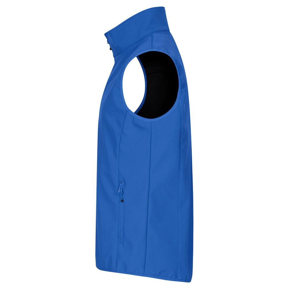 Royal Blue - Side - Clique Mens Classic Soft Shell Jacket