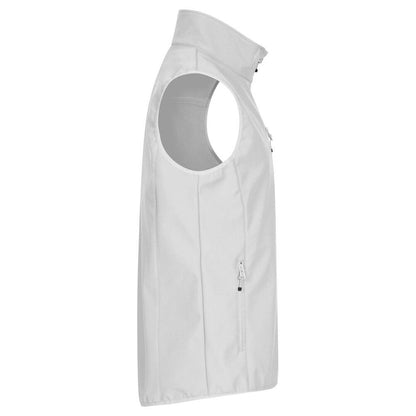 White - Back - Clique Mens Classic Soft Shell Jacket