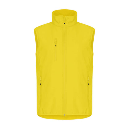 Lemon - Back - Clique Mens Classic Soft Shell Jacket