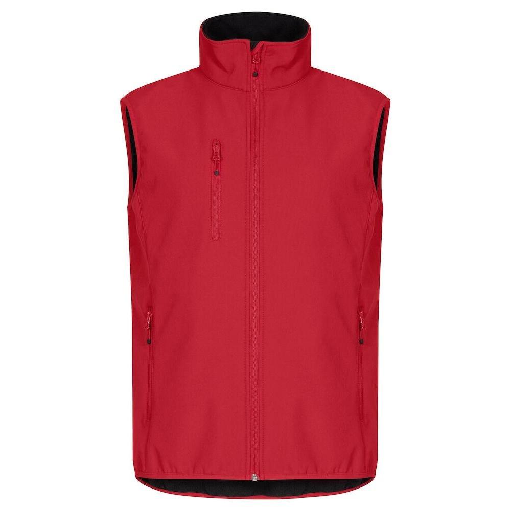 Red - Front - Clique Mens Classic Soft Shell Jacket