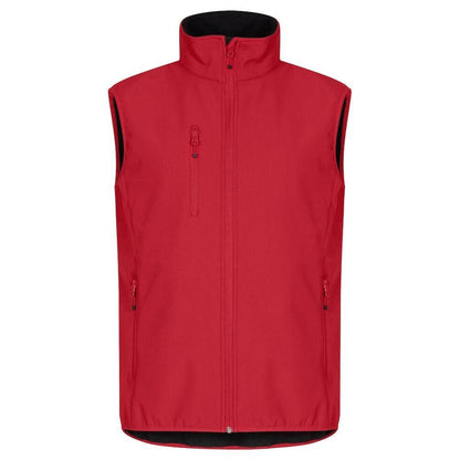 Red - Front - Clique Mens Classic Soft Shell Jacket