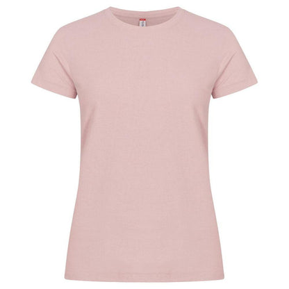 Candy Pink - Front - Clique Womens-Ladies Basic T-Shirt