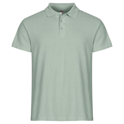 Sage Green - Front - Clique Mens Basic Polo Shirt