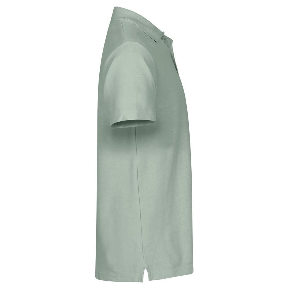 Sage Green - Back - Clique Mens Basic Polo Shirt