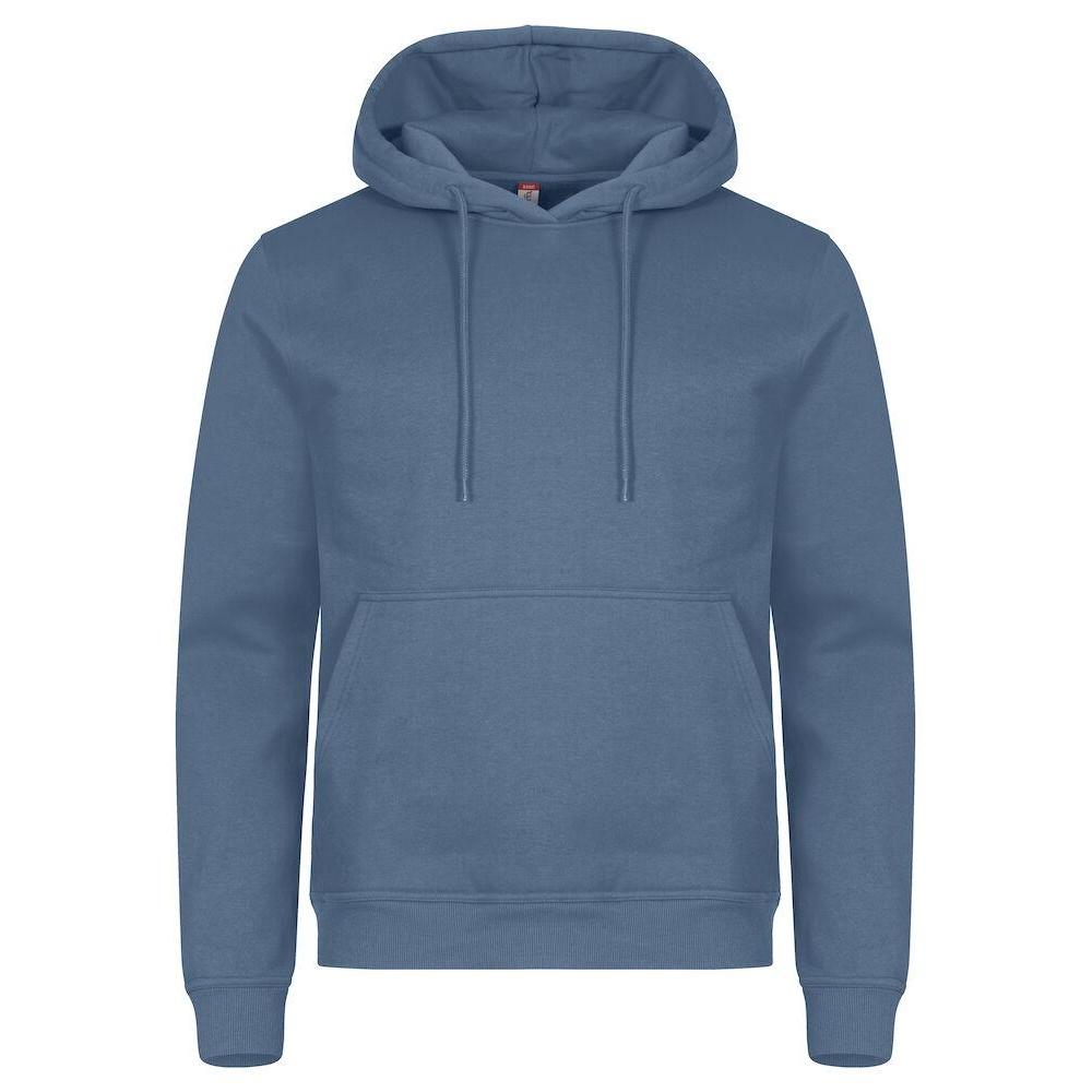 Steel Blue - Front - Clique Unisex Adult Miami Hoodie