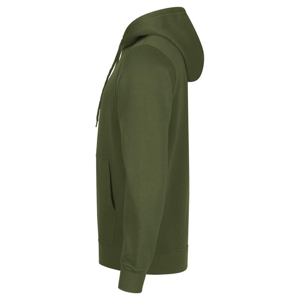 Army Green - Back - Clique Unisex Adult Miami Hoodie