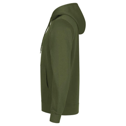 Army Green - Back - Clique Unisex Adult Miami Hoodie