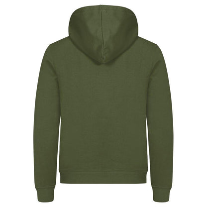 Army Green - Side - Clique Unisex Adult Miami Hoodie