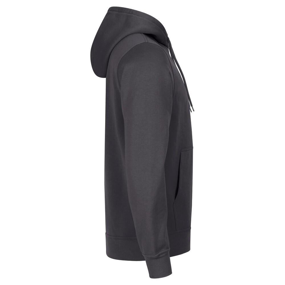 Metal Grey - Back - Clique Unisex Adult Miami Hoodie