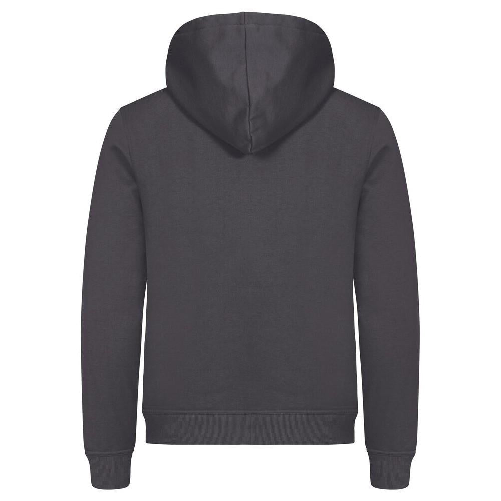 Metal Grey - Side - Clique Unisex Adult Miami Hoodie