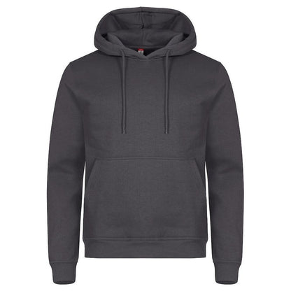 Metal Grey - Front - Clique Unisex Adult Miami Hoodie