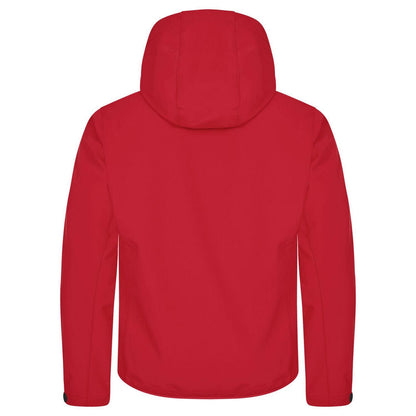 Red - Back - Clique Mens Classic Soft Shell Jacket