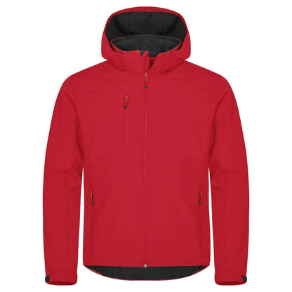 Red - Front - Clique Mens Classic Soft Shell Jacket