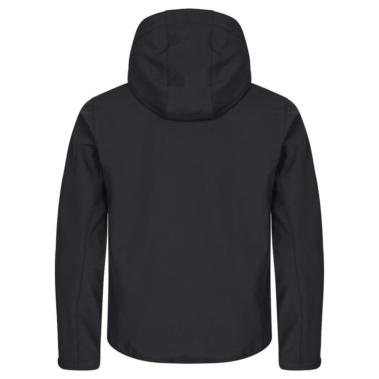 Black - Back - Clique Mens Classic Soft Shell Jacket
