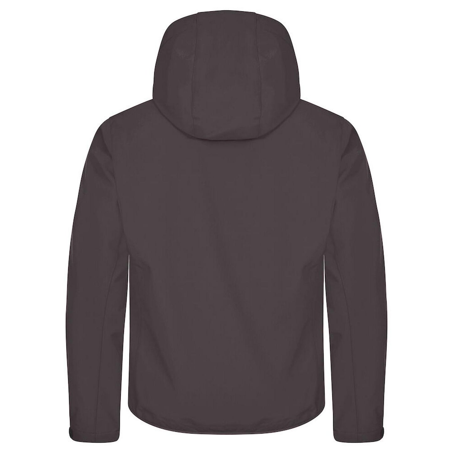 Dark Grey - Back - Clique Mens Classic Soft Shell Jacket